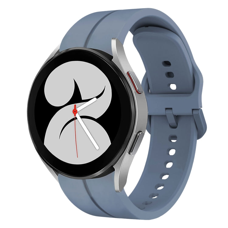20mm Loop Silicone Watch Band, For Samsung Galaxy Watch4 44mm, For Samsung Galaxy Watch4 40mm, For Samsung  Galaxy Watch 4 Classic 42mm, For Samsung  Galaxy Watch 4 Classic 46mm