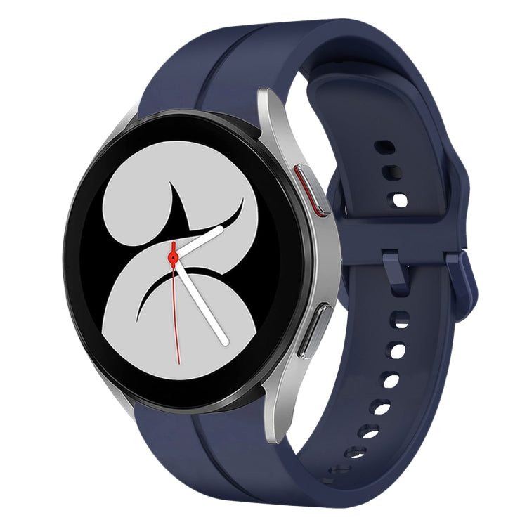 20mm Loop Silicone Watch Band, For Samsung Galaxy Watch4 44mm, For Samsung Galaxy Watch4 40mm, For Samsung  Galaxy Watch 4 Classic 42mm, For Samsung  Galaxy Watch 4 Classic 46mm