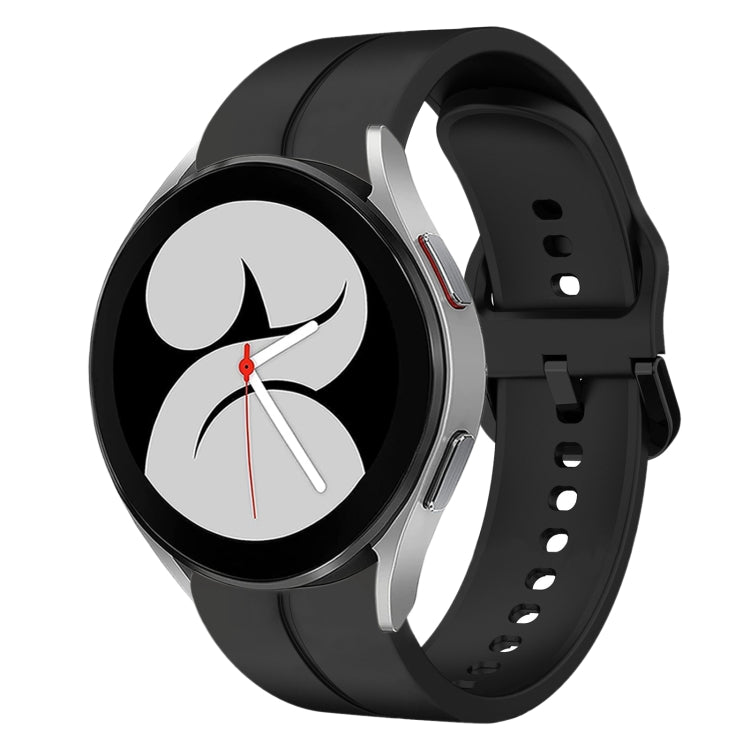 20mm Loop Silicone Watch Band, For Samsung Galaxy Watch4 44mm, For Samsung Galaxy Watch4 40mm, For Samsung  Galaxy Watch 4 Classic 42mm, For Samsung  Galaxy Watch 4 Classic 46mm