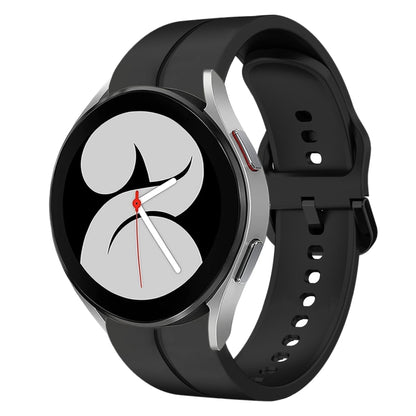 20mm Loop Silicone Watch Band, For Samsung Galaxy Watch4 44mm, For Samsung Galaxy Watch4 40mm, For Samsung  Galaxy Watch 4 Classic 42mm, For Samsung  Galaxy Watch 4 Classic 46mm