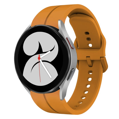 20mm Loop Silicone Watch Band, For Samsung Galaxy Watch4 44mm, For Samsung Galaxy Watch4 40mm, For Samsung  Galaxy Watch 4 Classic 42mm, For Samsung  Galaxy Watch 4 Classic 46mm
