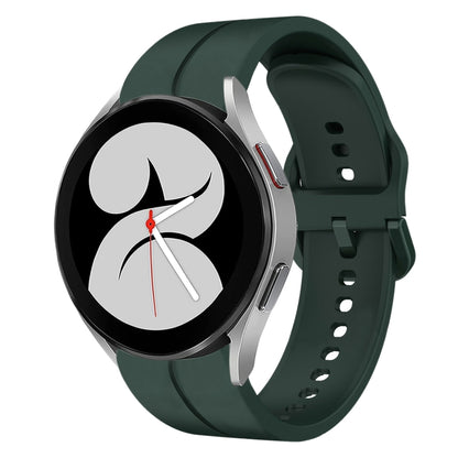 20mm Loop Silicone Watch Band, For Samsung Galaxy Watch4 44mm, For Samsung Galaxy Watch4 40mm, For Samsung  Galaxy Watch 4 Classic 42mm, For Samsung  Galaxy Watch 4 Classic 46mm