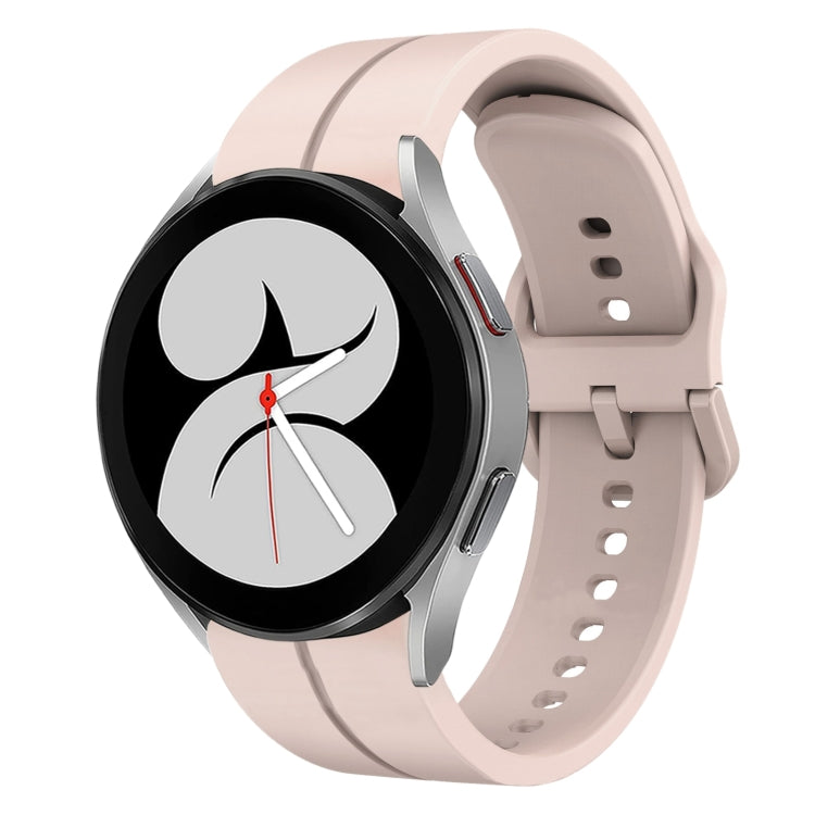 20mm Loop Silicone Watch Band, For Samsung Galaxy Watch4 44mm, For Samsung Galaxy Watch4 40mm, For Samsung  Galaxy Watch 4 Classic 42mm, For Samsung  Galaxy Watch 4 Classic 46mm