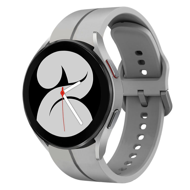 20mm Loop Silicone Watch Band, For Samsung Galaxy Watch4 44mm, For Samsung Galaxy Watch4 40mm, For Samsung  Galaxy Watch 4 Classic 42mm, For Samsung  Galaxy Watch 4 Classic 46mm