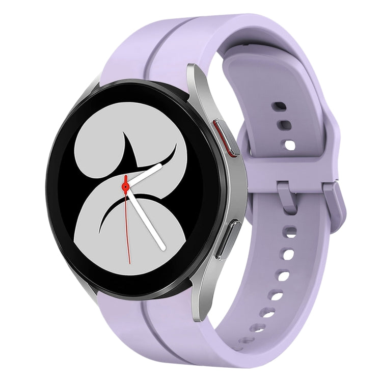 20mm Loop Silicone Watch Band, For Samsung Galaxy Watch4 44mm, For Samsung Galaxy Watch4 40mm, For Samsung  Galaxy Watch 4 Classic 42mm, For Samsung  Galaxy Watch 4 Classic 46mm