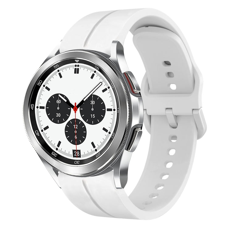 20mm Loop Silicone Watch Band, For Samsung Galaxy Watch4 44mm, For Samsung Galaxy Watch4 40mm, For Samsung  Galaxy Watch 4 Classic 42mm, For Samsung  Galaxy Watch 4 Classic 46mm