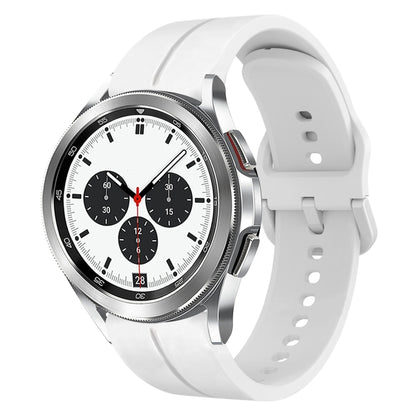 20mm Loop Silicone Watch Band, For Samsung Galaxy Watch4 44mm, For Samsung Galaxy Watch4 40mm, For Samsung  Galaxy Watch 4 Classic 42mm, For Samsung  Galaxy Watch 4 Classic 46mm