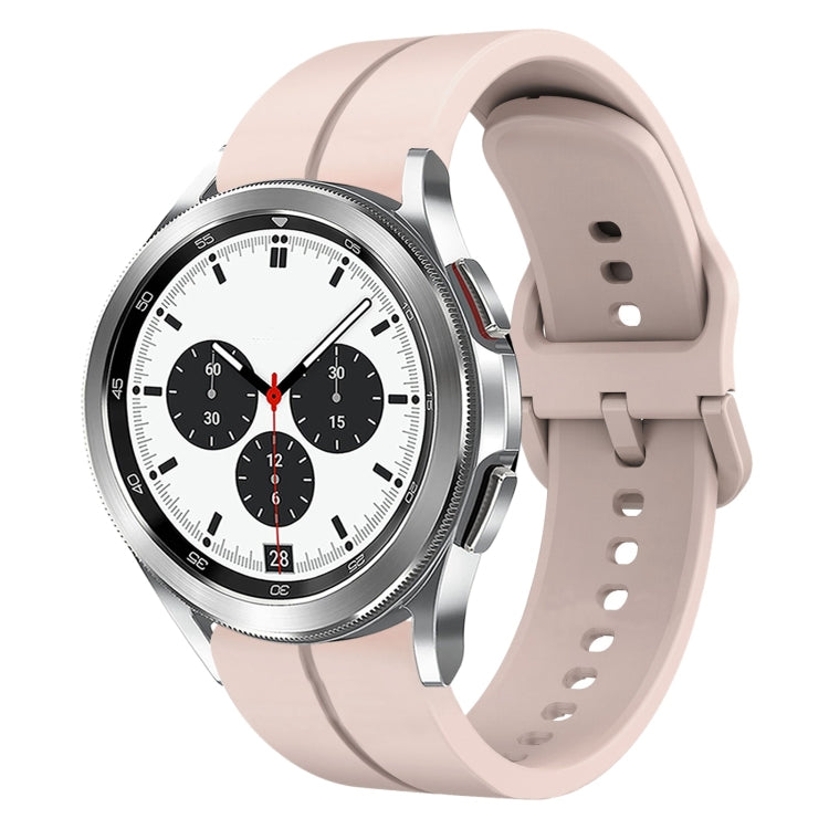 20mm Loop Silicone Watch Band, For Samsung Galaxy Watch4 44mm, For Samsung Galaxy Watch4 40mm, For Samsung  Galaxy Watch 4 Classic 42mm, For Samsung  Galaxy Watch 4 Classic 46mm