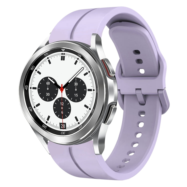 20mm Loop Silicone Watch Band, For Samsung Galaxy Watch4 44mm, For Samsung Galaxy Watch4 40mm, For Samsung  Galaxy Watch 4 Classic 42mm, For Samsung  Galaxy Watch 4 Classic 46mm