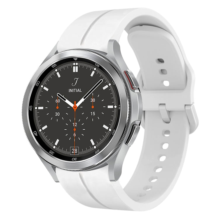 20mm Loop Silicone Watch Band, For Samsung Galaxy Watch4 44mm, For Samsung Galaxy Watch4 40mm, For Samsung  Galaxy Watch 4 Classic 42mm, For Samsung  Galaxy Watch 4 Classic 46mm