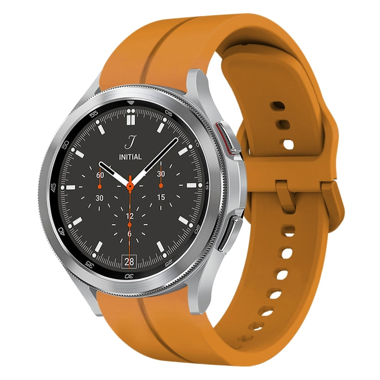 20mm Loop Silicone Watch Band, For Samsung Galaxy Watch4 44mm, For Samsung Galaxy Watch4 40mm, For Samsung  Galaxy Watch 4 Classic 42mm, For Samsung  Galaxy Watch 4 Classic 46mm