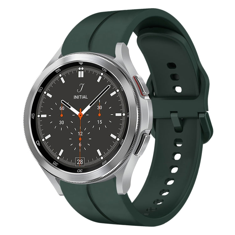 20mm Loop Silicone Watch Band, For Samsung Galaxy Watch4 44mm, For Samsung Galaxy Watch4 40mm, For Samsung  Galaxy Watch 4 Classic 42mm, For Samsung  Galaxy Watch 4 Classic 46mm