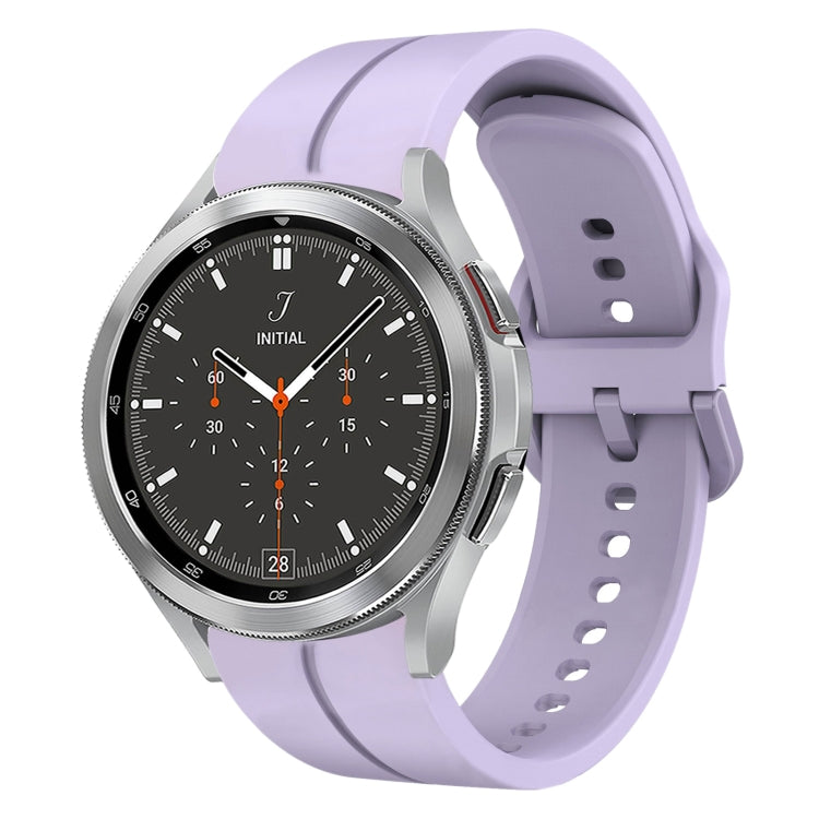 20mm Loop Silicone Watch Band, For Samsung Galaxy Watch4 44mm, For Samsung Galaxy Watch4 40mm, For Samsung  Galaxy Watch 4 Classic 42mm, For Samsung  Galaxy Watch 4 Classic 46mm