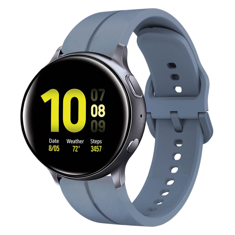 20mm Loop Silicone Watch Band, For Samsung Galaxy Watch Active 2 40mm, For Samsung Galaxy Watch Active 2 44mm, For Samsung Galaxy Watch 42mm, For Samsung Galaxy Watch 6 44mm