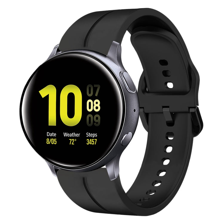 20mm Loop Silicone Watch Band, For Samsung Galaxy Watch Active 2 40mm, For Samsung Galaxy Watch Active 2 44mm, For Samsung Galaxy Watch 42mm, For Samsung Galaxy Watch 6 44mm