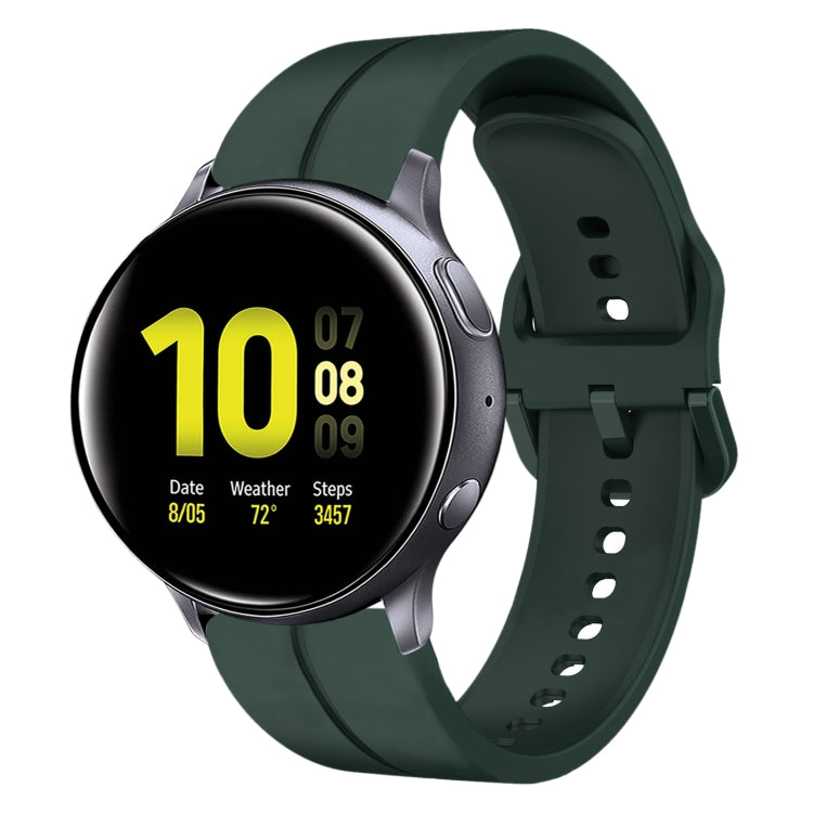 20mm Loop Silicone Watch Band, For Samsung Galaxy Watch Active 2 40mm, For Samsung Galaxy Watch Active 2 44mm, For Samsung Galaxy Watch 42mm, For Samsung Galaxy Watch 6 44mm