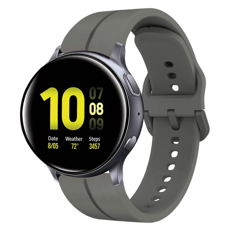 20mm Loop Silicone Watch Band, For Samsung Galaxy Watch Active 2 40mm, For Samsung Galaxy Watch Active 2 44mm, For Samsung Galaxy Watch 42mm, For Samsung Galaxy Watch 6 44mm