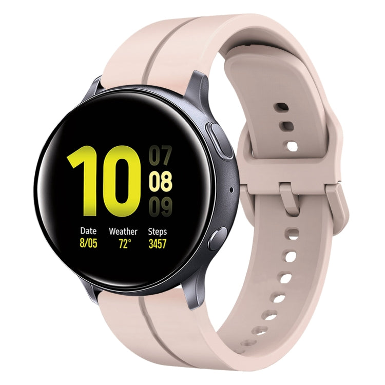 20mm Loop Silicone Watch Band, For Samsung Galaxy Watch Active 2 40mm, For Samsung Galaxy Watch Active 2 44mm, For Samsung Galaxy Watch 42mm, For Samsung Galaxy Watch 6 44mm