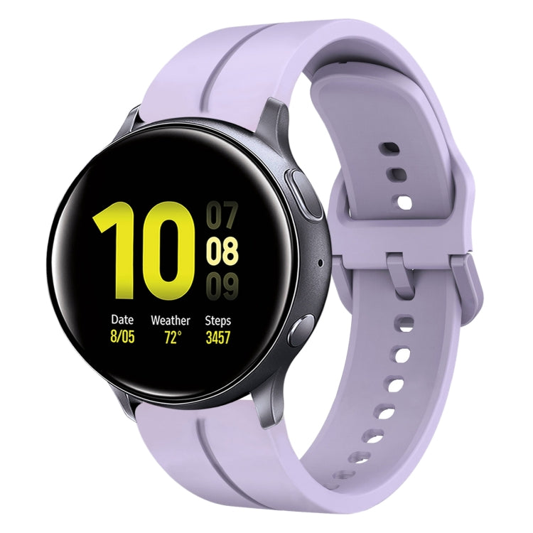 20mm Loop Silicone Watch Band, For Samsung Galaxy Watch Active 2 40mm, For Samsung Galaxy Watch Active 2 44mm, For Samsung Galaxy Watch 42mm, For Samsung Galaxy Watch 6 44mm