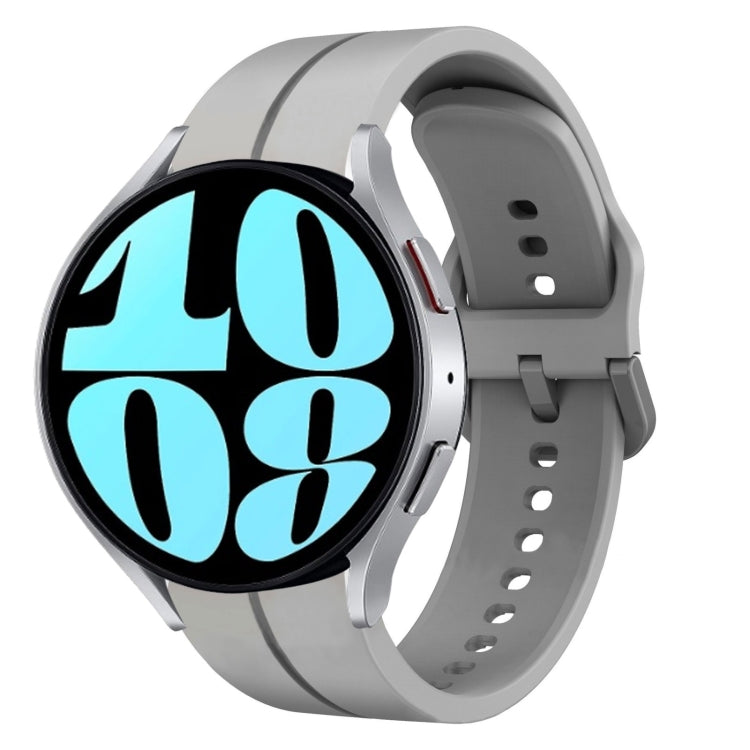20mm Loop Silicone Watch Band, For Samsung Galaxy Watch Active 2 40mm, For Samsung Galaxy Watch Active 2 44mm, For Samsung Galaxy Watch 42mm, For Samsung Galaxy Watch 6 44mm