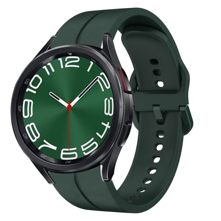 20mm Loop Silicone Watch Band, For Samsung Galaxy Watch 6 Classic 47mm, For Samsung Galaxy Watch5 44mm, For Samsung Galaxy Watch5 40mm, For Samsung Galaxy Watch5 Pro 45mm