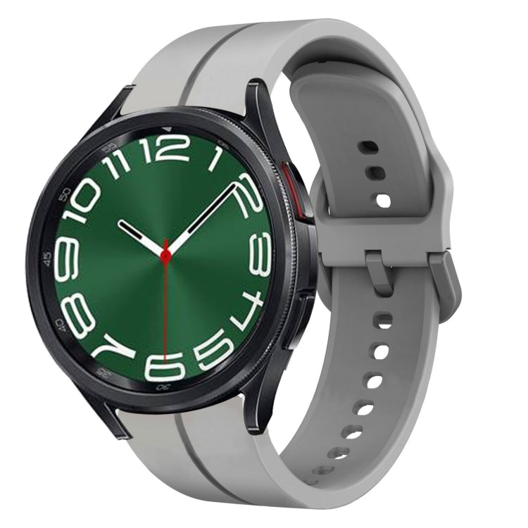 20mm Loop Silicone Watch Band, For Samsung Galaxy Watch 6 Classic 47mm, For Samsung Galaxy Watch5 44mm, For Samsung Galaxy Watch5 40mm, For Samsung Galaxy Watch5 Pro 45mm