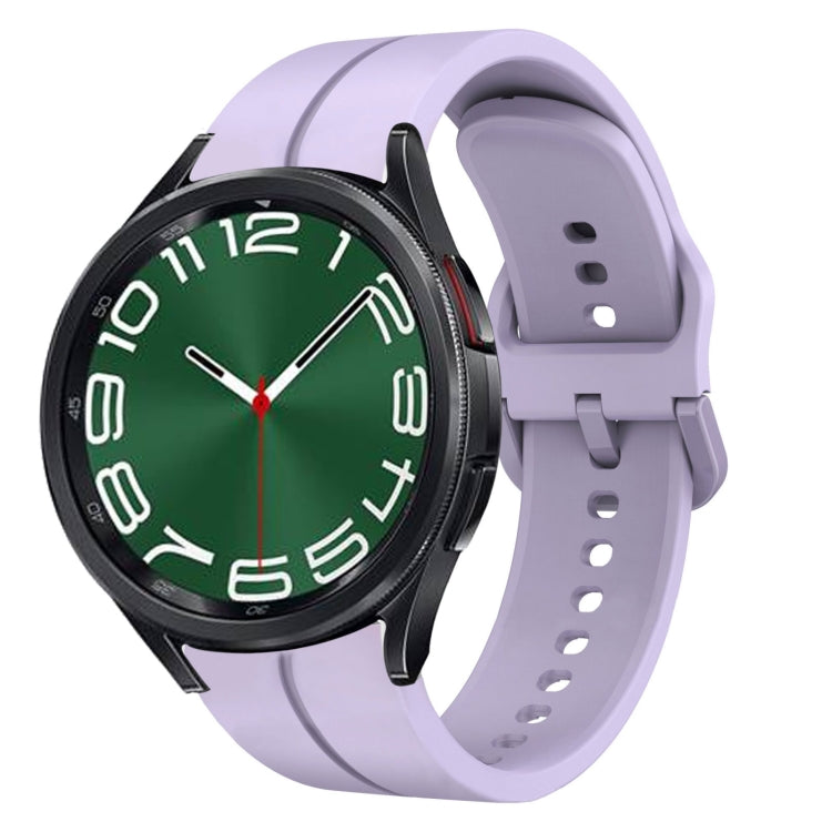 20mm Loop Silicone Watch Band, For Samsung Galaxy Watch 6 Classic 47mm, For Samsung Galaxy Watch5 44mm, For Samsung Galaxy Watch5 40mm, For Samsung Galaxy Watch5 Pro 45mm