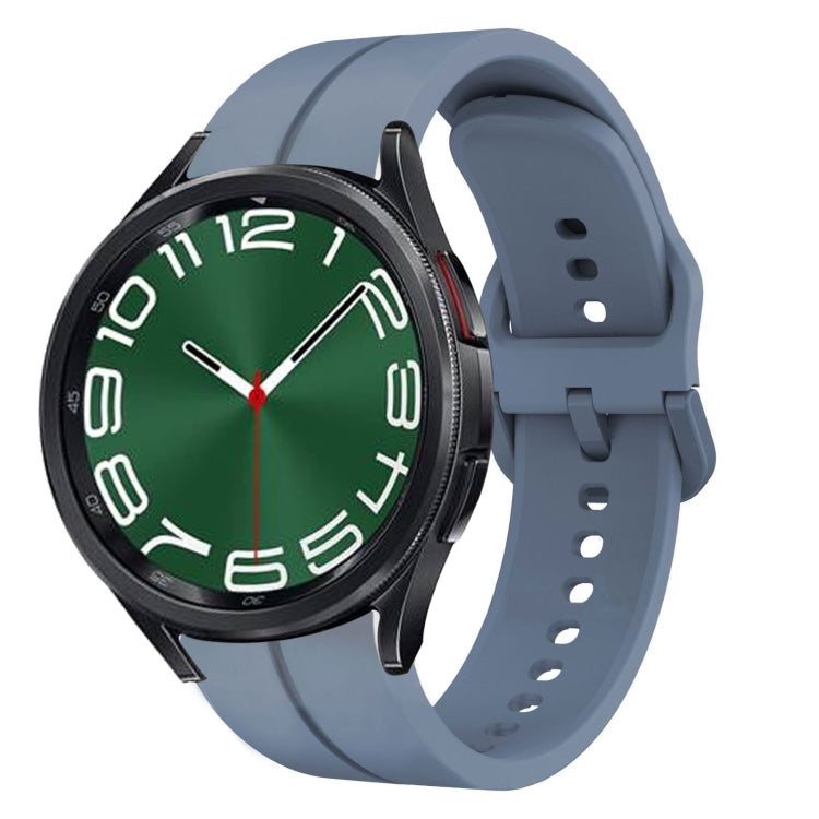 20mm Loop Silicone Watch Band, For Samsung Galaxy Watch 6 40mm, For Samsung Galaxy Watch 6 Classic 43mm