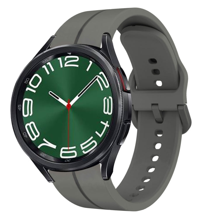 20mm Loop Silicone Watch Band, For Samsung Galaxy Watch 6 40mm, For Samsung Galaxy Watch 6 Classic 43mm