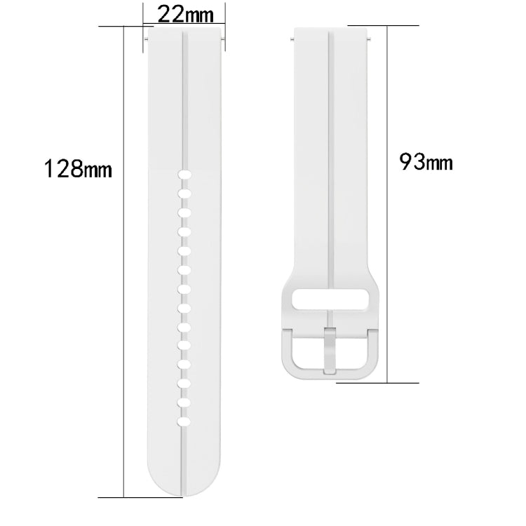 22mm Loop Silicone Watch Band, For Xiaomi Haylou RS4 LS12
