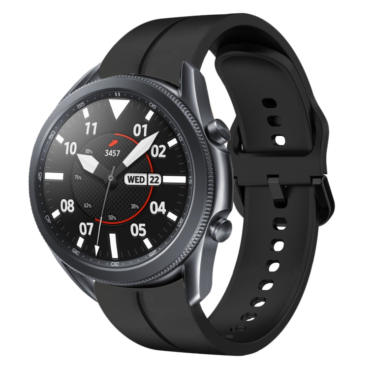 22mm Loop Silicone Watch Band, For Samsung Galaxy Watch3 45mm, For Samsung Galaxy Watch 46mm, For Samsung Gear S3 Classic, For Samsung Gear S3 Frontier