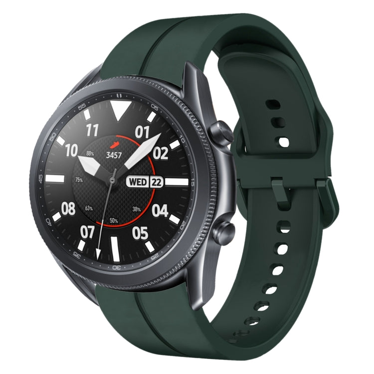 22mm Loop Silicone Watch Band, For Samsung Galaxy Watch3 45mm, For Samsung Galaxy Watch 46mm, For Samsung Gear S3 Classic, For Samsung Gear S3 Frontier
