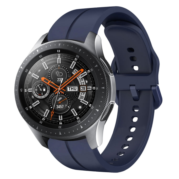 22mm Loop Silicone Watch Band, For Samsung Galaxy Watch3 45mm, For Samsung Galaxy Watch 46mm, For Samsung Gear S3 Classic, For Samsung Gear S3 Frontier
