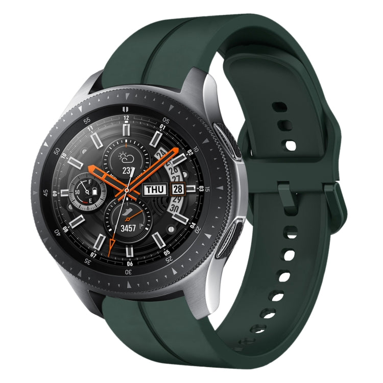 22mm Loop Silicone Watch Band, For Samsung Galaxy Watch3 45mm, For Samsung Galaxy Watch 46mm, For Samsung Gear S3 Classic, For Samsung Gear S3 Frontier