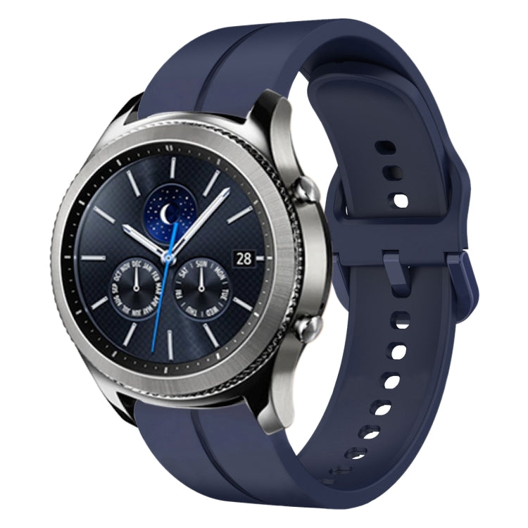 22mm Loop Silicone Watch Band, For Samsung Galaxy Watch3 45mm, For Samsung Galaxy Watch 46mm, For Samsung Gear S3 Classic, For Samsung Gear S3 Frontier