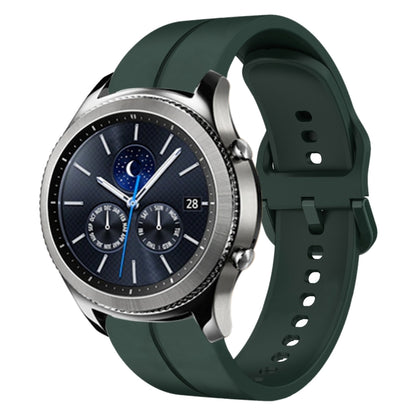 22mm Loop Silicone Watch Band, For Samsung Galaxy Watch3 45mm, For Samsung Galaxy Watch 46mm, For Samsung Gear S3 Classic, For Samsung Gear S3 Frontier