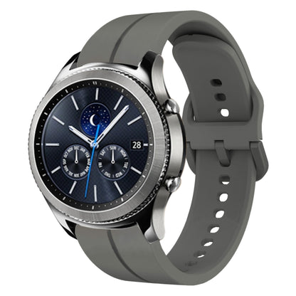 22mm Loop Silicone Watch Band, For Samsung Galaxy Watch3 45mm, For Samsung Galaxy Watch 46mm, For Samsung Gear S3 Classic, For Samsung Gear S3 Frontier