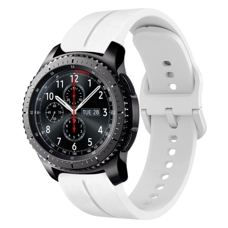 22mm Loop Silicone Watch Band, For Samsung Galaxy Watch3 45mm, For Samsung Galaxy Watch 46mm, For Samsung Gear S3 Classic, For Samsung Gear S3 Frontier