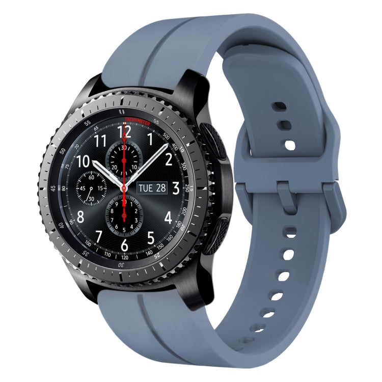 22mm Loop Silicone Watch Band, For Samsung Galaxy Watch3 45mm, For Samsung Galaxy Watch 46mm, For Samsung Gear S3 Classic, For Samsung Gear S3 Frontier