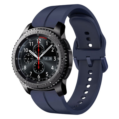 22mm Loop Silicone Watch Band, For Samsung Galaxy Watch3 45mm, For Samsung Galaxy Watch 46mm, For Samsung Gear S3 Classic, For Samsung Gear S3 Frontier
