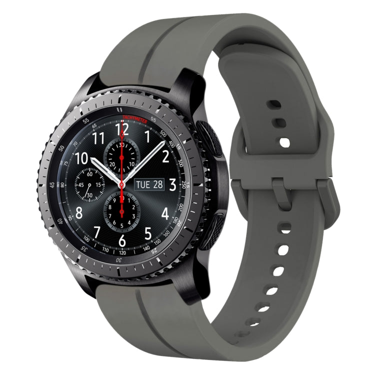 22mm Loop Silicone Watch Band, For Samsung Galaxy Watch3 45mm, For Samsung Galaxy Watch 46mm, For Samsung Gear S3 Classic, For Samsung Gear S3 Frontier
