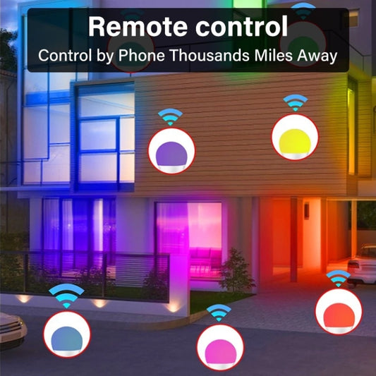 DP01 TUYA WiFi Smart Light Bulb 15W E26 E27 RGB + White + Warm White LED Bulb, 1PC
