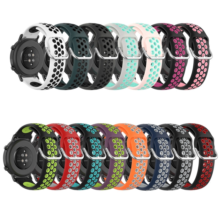 22mm Perforated Breathable Sports Silicone Watch Band, For Xiaomi Watch S2 42mm, For Xiaomi Watch S2 46mm, For Xiaomi MI Watch S1