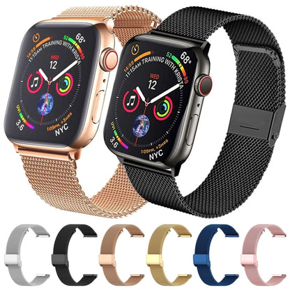 Milan Metal Steel Mesh Integrated Buckle Watch Band, For Apple Watch Series 8&7 41mm, For Apple Watch Ultra 49mm / Series 8&7 45mm