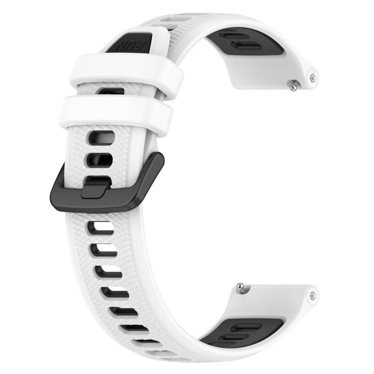 20mm Sports Two-Color Silicone Watch Band, For Samsung Galaxy Watch 6 40mm, For Samsung Galaxy Watch 6 Classic 43mm