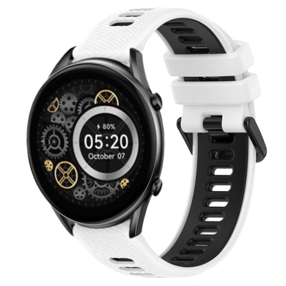 22mm Sports Two-Color Silicone Watch Band, For Xiaomi Haylou RT2 LS10, For  Xiaomi Haylou RS4 LS12