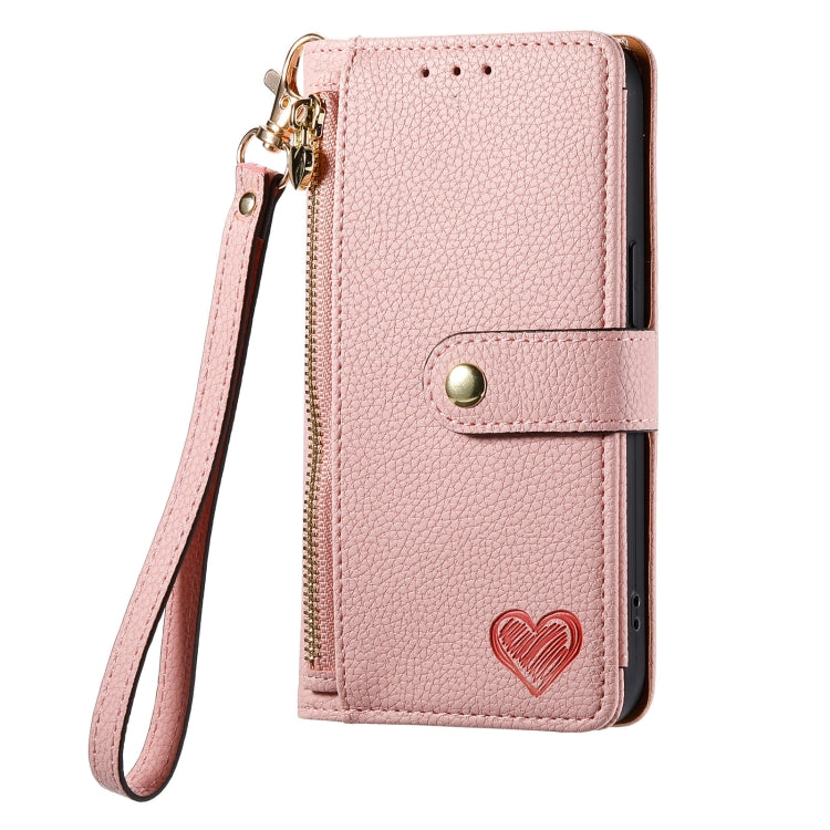 Love Zipper Lanyard Leather Phone Case, For iPhone 14 Pro Max, For iPhone 7 / 8 / SE 2022, For iPhone 13 Pro Max, For iPhone 13 Pro, For iPhone 13, For iPhone 12 / 12 Pro, For iPhone 12 Pro Max, For iPhone 11 Pro Max