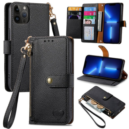 Love Zipper Lanyard Leather Phone Case, For iPhone 14 Pro Max, For iPhone 7 / 8 / SE 2022, For iPhone 13 Pro Max, For iPhone 13 Pro, For iPhone 13, For iPhone 12 / 12 Pro, For iPhone 12 Pro Max, For iPhone 11 Pro Max