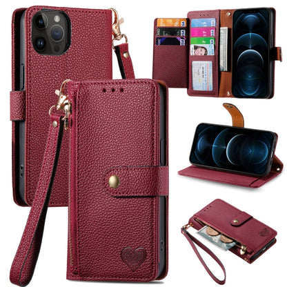 Love Zipper Lanyard Leather Phone Case, For iPhone 14 Pro Max, For iPhone 7 / 8 / SE 2022, For iPhone 13 Pro Max, For iPhone 13 Pro, For iPhone 13, For iPhone 12 / 12 Pro, For iPhone 12 Pro Max, For iPhone 11 Pro Max