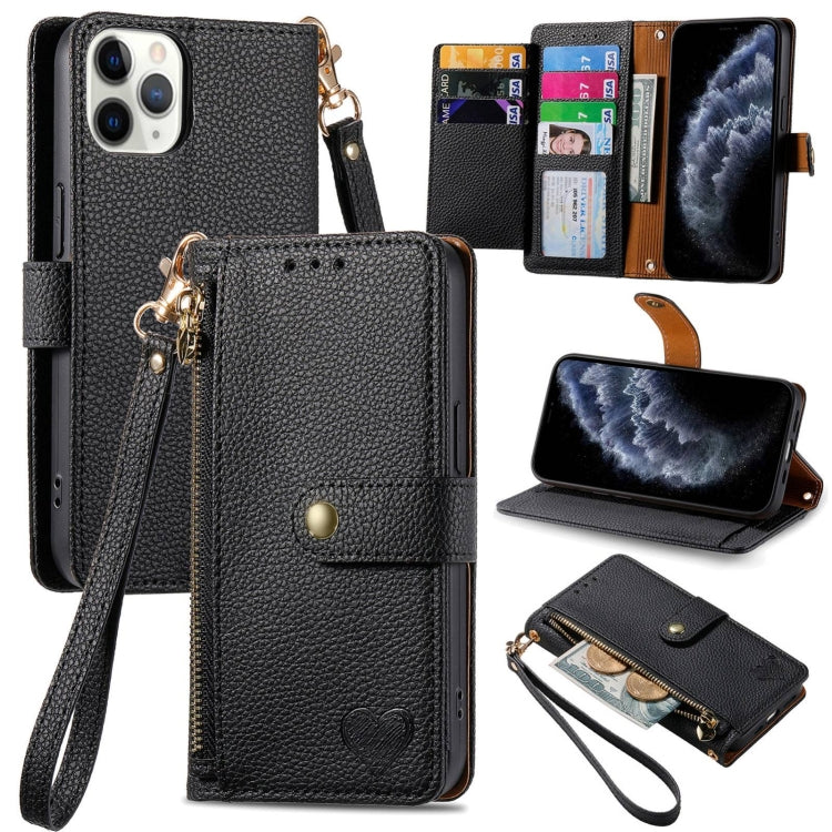 Love Zipper Lanyard Leather Phone Case, For iPhone 14 Pro Max, For iPhone 7 / 8 / SE 2022, For iPhone 13 Pro Max, For iPhone 13 Pro, For iPhone 13, For iPhone 12 / 12 Pro, For iPhone 12 Pro Max, For iPhone 11 Pro Max
